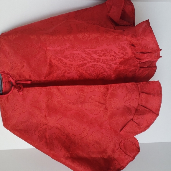 tree skirt 48 inches. Red Christmas tree skirt xmas - Picture 3 of 5